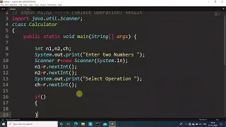 062 Java program to Make Calculator Learn Coding