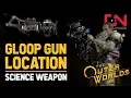 How to Get Gloop Gun Science Weapon - The Outer Worlds Science Weapons