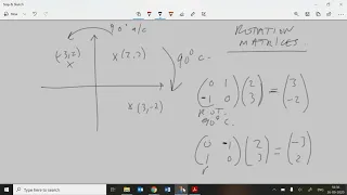 Ex9E part 1 IB HL AI Maths Oxford Unit 9 transformations with matrices GTU