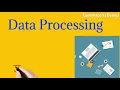Data Processing ICT Types of Data Processing B com final