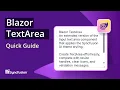 Blazor TextArea The Ultimate Feature Walkthrough