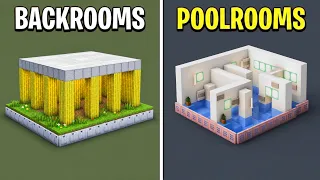I Built the Backrooms as MINI Biomes in Minecraft!