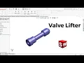 Solidworks Tutorial for beginners Part 3 Valve Lifter Cad Cam Design Tutorial