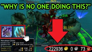 LEAKED Secret Gold Farming Spot World of Warcraft WOTLK 2025