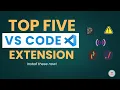 5 Best VS Code Extensions for PRO WEB Developers