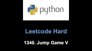 Leetcode 1340 Jump Game V dfs memo