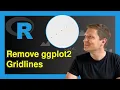 R Remove Vertical or Horizontal Gridlines in ggplot2 Plot 2 Examples scale - x