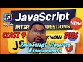 JavaScript Closures Assignments CLASS 9