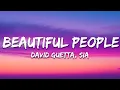 Download Lagu David Guetta \u0026 Sia - Beautiful People (Lyrics)