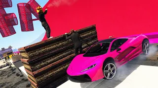 CORRE O TE ATROPELLO!! ESQUIVADA ÉPICA!! - GTA 5 ONLINE