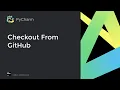 How to get started with a repository from GitHub in PyCharm