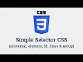 CSSKhmer05 - Simple Selector CSS