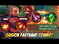 Download Lagu GUSION FASTHAND COMBO! LOCK ODETTE SAMPAI KENA MENTAL😭 | GUSION BEST BUILD \u0026 EMBLEM - MLBB