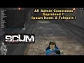 SCUM GUIDE - All Admin Commands Explained Spawn Items Teleport Single Player Online ADMIN