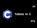Tokens in C C Tutorial Series In Tamil ZATN TECH SCHOOL