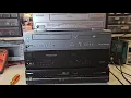 Four Funai-made VCRs and combos
