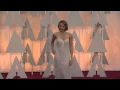 Oscars Carmen Ejogo Red Carpet Fashion 2015 ScreenSlam