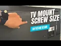 What Screw Size do You Need to Mount Your TV on the Wall