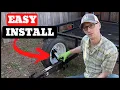 How to Mount A Spare Tire On A Utility Trailer MaxxHaul Trailer Spare Tire Mount Install