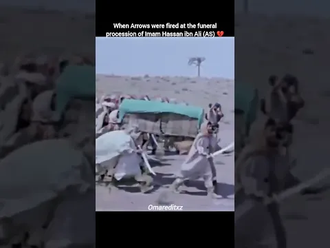 When yazidis fired arrows on Imam Hussain's funeral 💔 #shorts #history #islamichistory