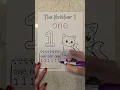 The number 1 worksheet with a cute kitten Get all my worksheets at formomswithminis com