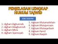 Lagu BELAJAR HUKUM TAJWID LENGKAP JENIS IDGHAM BESERTA CONTOH DAN CARA BACANYA