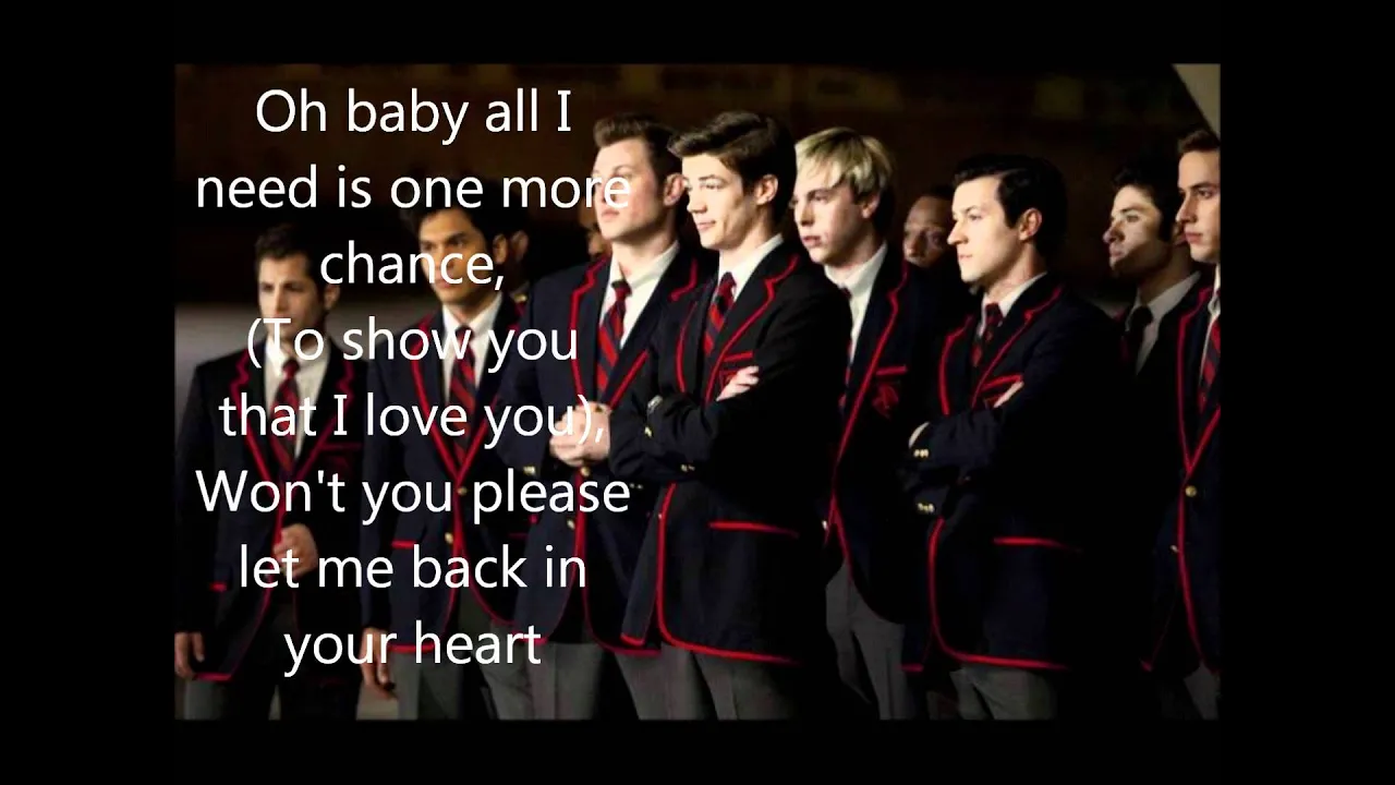 Glee(The Warblers) - I Want You Back (LYRICS) (Full Official Version) (HD & HQ)