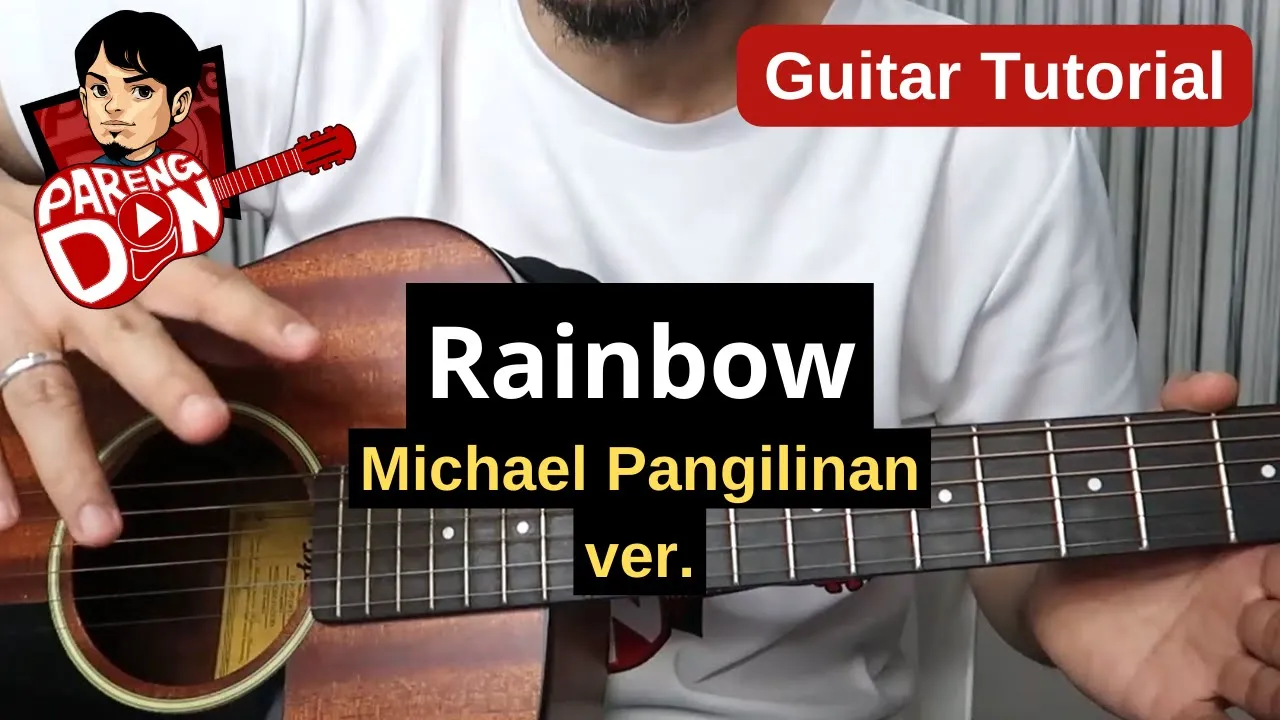 RAINBOW guitar tutorial | Michael Pangilinan version