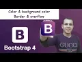 Bootstrap classes color background border overflow bootstrap tutorial