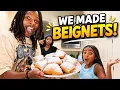 Making Homemade Beignets With the Family They Came Out SO GOOD