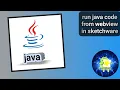 run java code from webview javascript interface sketchware