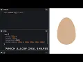 Drawing an oval in CSS