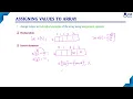 Assigning values to Array in C Lec 112 C Programming Tutorials