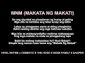 Lagu MNM (Makata Ng Makati) Hambog x Mike Cocha x Chronicc x Primero x Barubal X Abunai