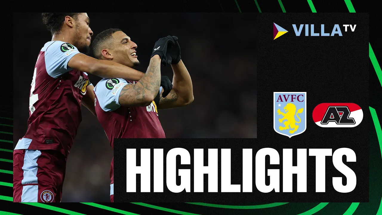 MATCH HIGHLIGHTS | Aston Villa 2-1 AZ Alkmaar