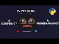 Data Science Interview Preparation Question 7 Is Python a Scripting or Programming Language