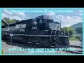 H57 leaving Lock Haven Yard - Lock Haven Railfanning