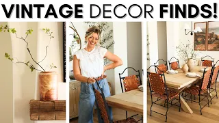 THRIFT AND ANTIQUE SHOP WITH ME HOME DECORATING IDEAS AND TIPS SOURCING VINTAGE DECOR STAPLES
