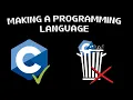 Programming Language in C - Writing a parser