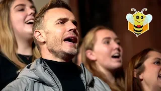 Download When Take That surprise Manchester Survivors Choir 🐝 MP3