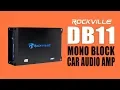DEMO Rockville dB11 350 watts Car Amplifier w Kicker Subs