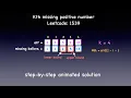 Kth Missing Positive Number Leetcode 1539 Binary Search Iterative Animation