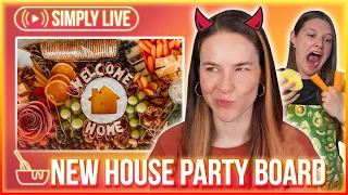 Welcome Home🏠 Charcuterie for my Sister 🔴LIVE - Simplybakelogical