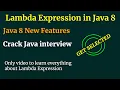 Lambda Expression In Java Java Interview Questions and Answers