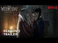 Download Lagu WEDNESDAY SEASON 3 – First Trailer | Jenna Ortega, Lady Gaga | Netflix