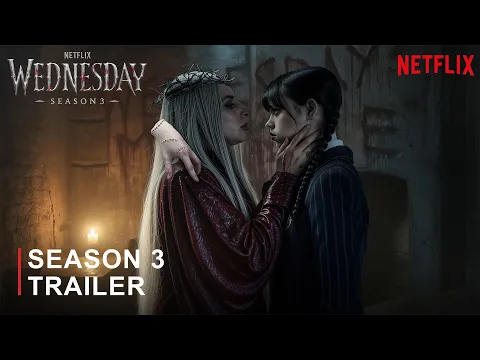 Video Thumbnail: WEDNESDAY SEASON 3 – Teaser Trailer | Jenna Ortega, Lady Gaga | Netflix