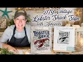 Vintage Lobster Shack Sign Easy Coastal Farmhouse Decor with Essential Stencil
