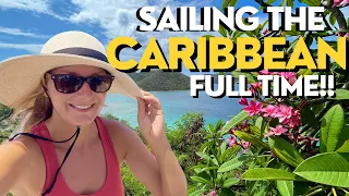Finding WORK / PLAY BALANCE whilst Sailing the Caribbean FULL TIME | USVI | Sailing Joco EP133