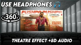 pushpa pushpa song telugu 360 video pushpa 2 fdfs theatre experience kindly use earphones