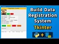 Python Tkinter Registration Form Tutorial for Beginners Full System Part 1